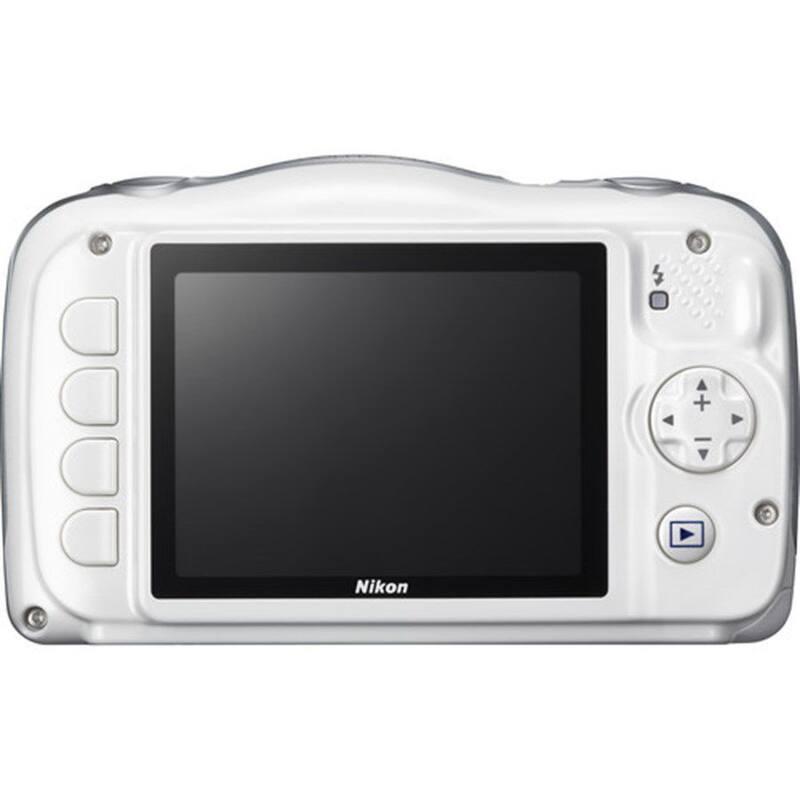 Camera Nikon À Prova D'água Coolpix S33 Branca - Câmera Semi e